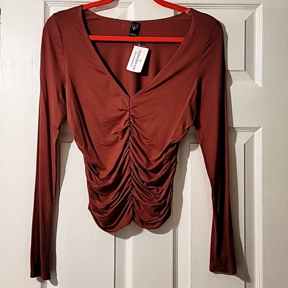 Ruched Crop Top